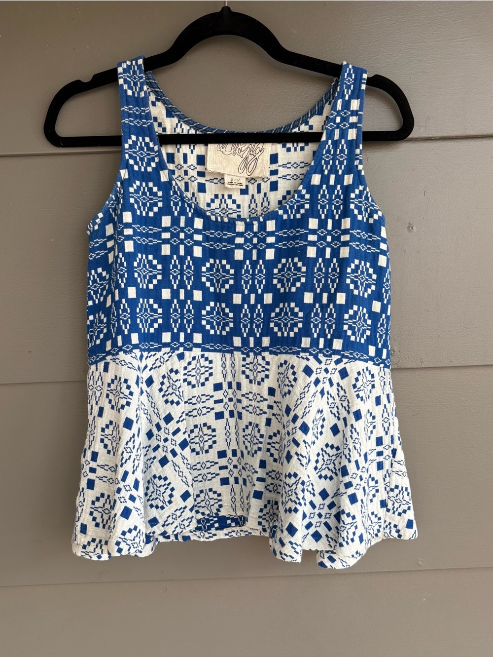 Ace & Jig Savannah Peplum Tank Top